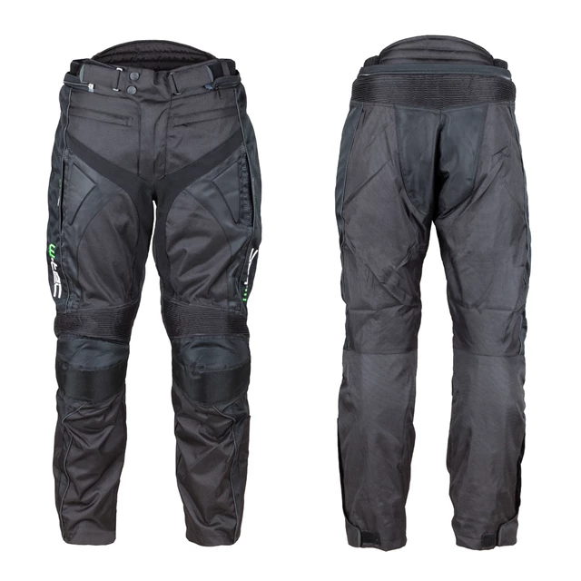 Moto hlače W-TEC Anubis NEW - črna - črna