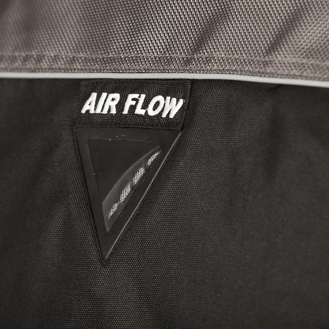 Moto bunda W-TEC Foibos PLUS - črna-siva