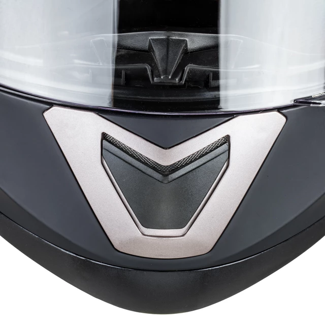 Preklopna moto čelada W-TEC Pezzon - belo-bronasta