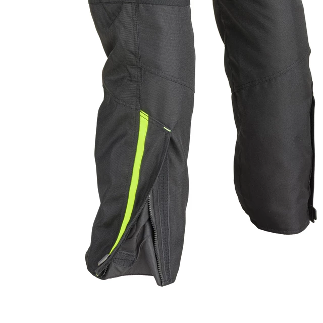 Ženske moto hlače W-TEC Spirital Lady - črna-fluo rumena
