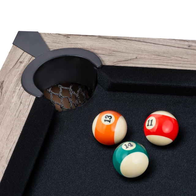 Biljard miza 3v1 inSPORTline Residento - svetel les