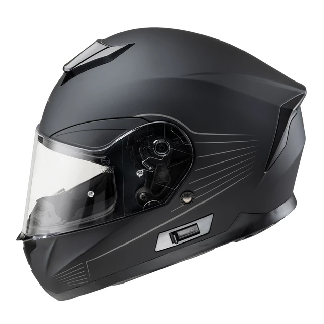 Moto čelada W-TEC Yorkroad Solid - Black Grey Matt