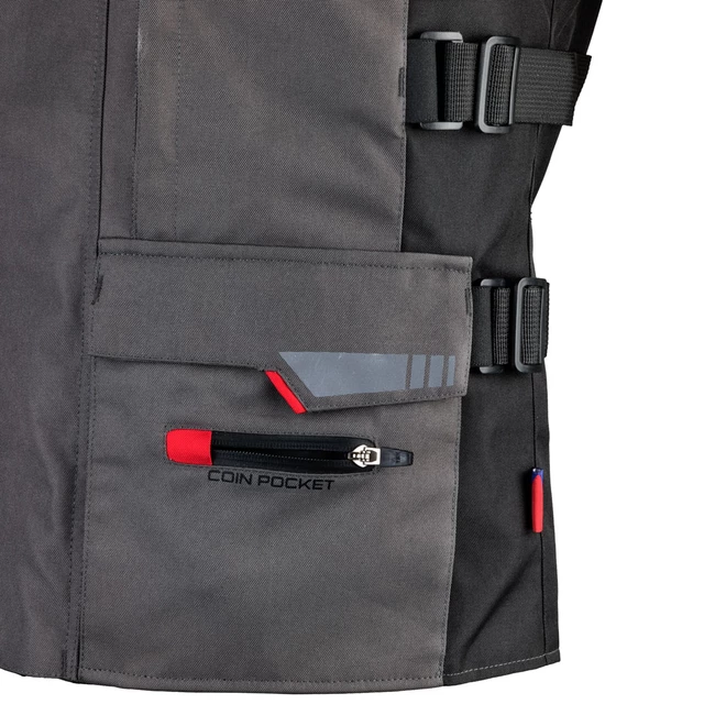 Touring moto jakna W-TEC Excellenta - Thunderstorm Gray