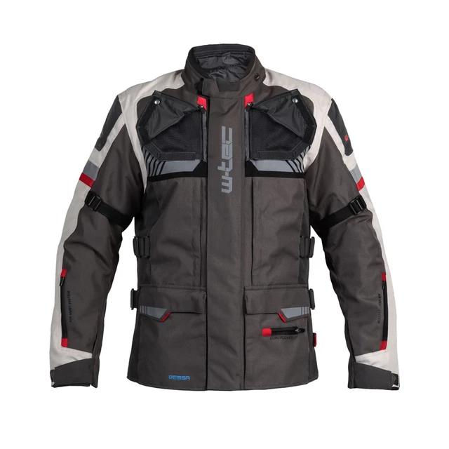 Touring moto jakna W-TEC Excellenta - Thunderstorm Gray - Thunderstorm Gray