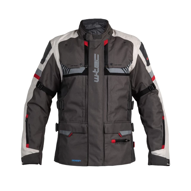 Touring moto jakna W-TEC Excellenta - Thunderstorm Gray
