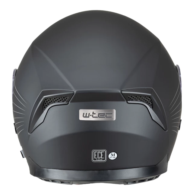 Moto čelada W-TEC Yorkroad Solid - Black Grey Matt