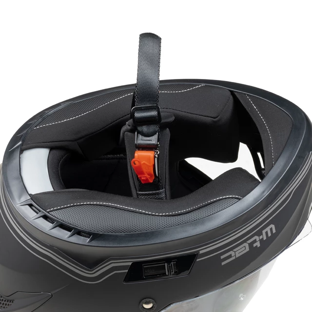 Moto čelada W-TEC Yorkroad Stealth - Black Stealth Matt