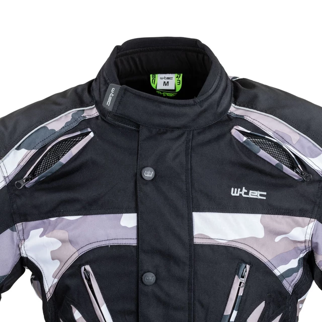 Moška moto bunda W-TEC Troopa - Črna camo