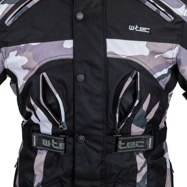 Moška moto bunda W-TEC Troopa - Črna camo