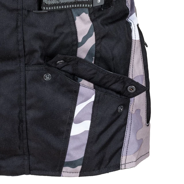 Moška moto bunda W-TEC Troopa - Črna camo