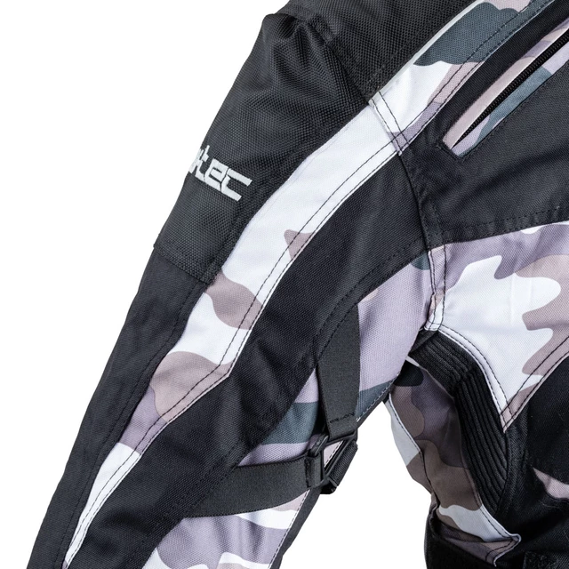 Moška moto bunda W-TEC Troopa - Črna camo