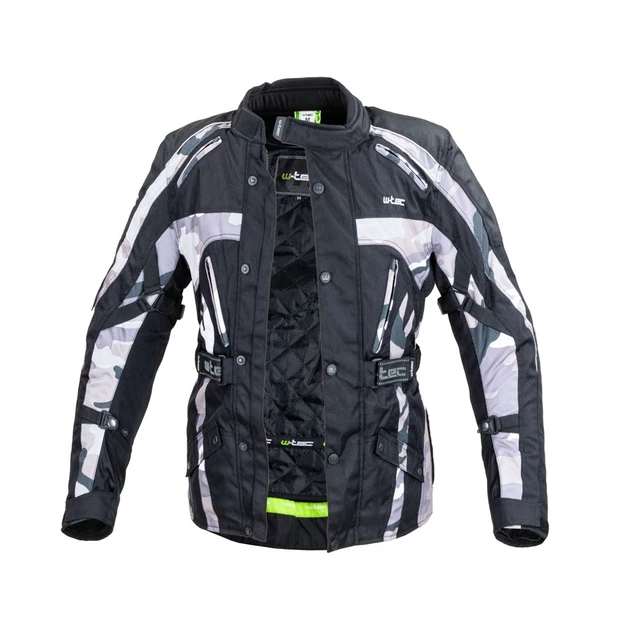 Moška moto bunda W-TEC Troopa - Črna camo