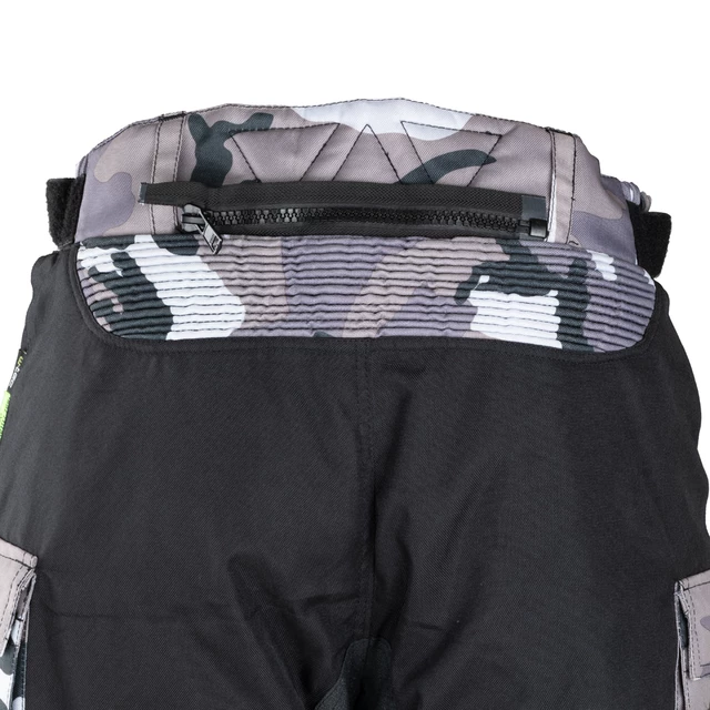 Moto hlače W-TEC Kaamuf - Črna camo