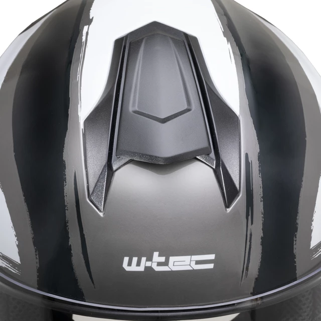 Moto čelada W-TEC Integra Graphic - Black-Green