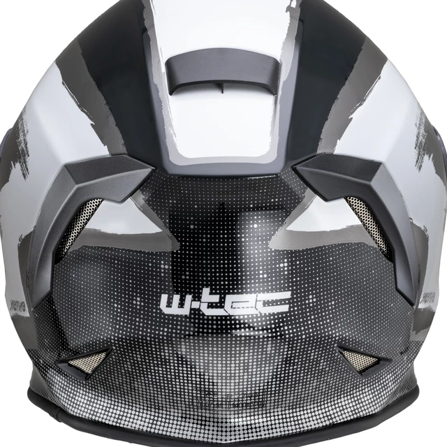 Moto čelada W-TEC Integra Graphic - Black-Green