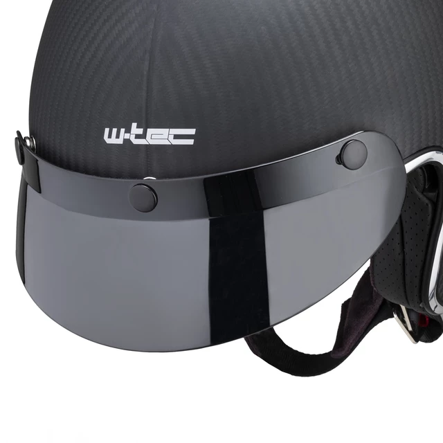 Moto čelada W-TEC Vacabro SWBH - Matt Carbon Pure