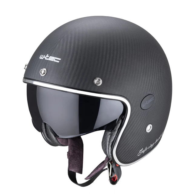 Moto čelada W-TEC Vacabro SWBH - Matt Carbon Pure