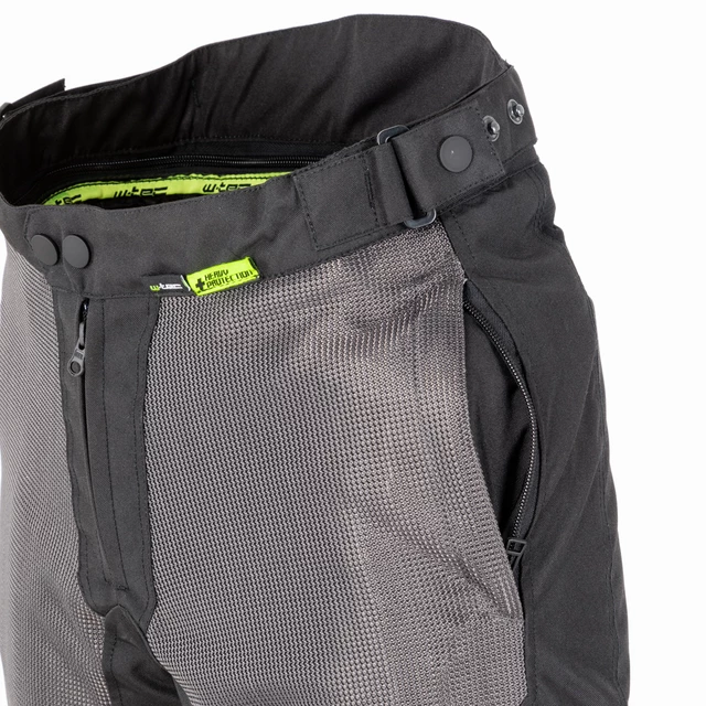 Moške poletne moto hlače W-TEC Alquizar - Black-Grey