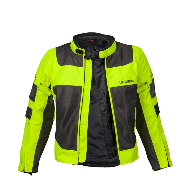 Moška moto jakna W-TEC Fonteller - Rumena-Siva