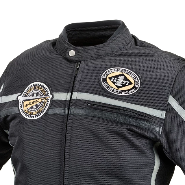 Moto jakna W-TEC Bellvitage Black - črna