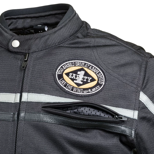 Moto jakna W-TEC Bellvitage Black - črna