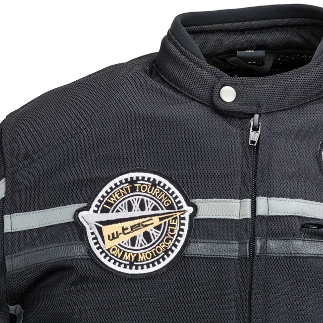 Moto jakna W-TEC Bellvitage Black - črna