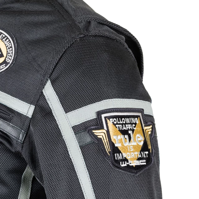 Moto jakna W-TEC Bellvitage Black - črna