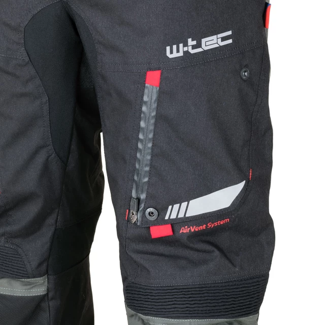 Moto kalhoty W-TEC Excellent - Thunderstorm Gray