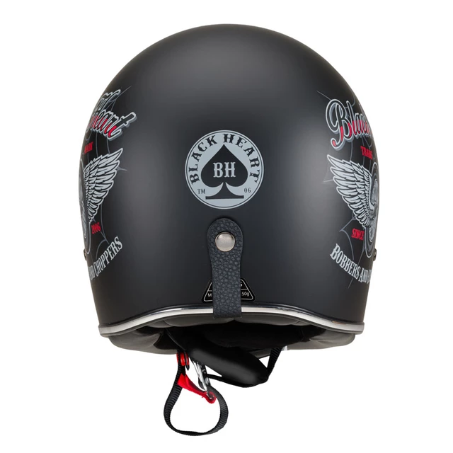 Moto čelada W-TEC Black Heart Retron - Angerwheel Black