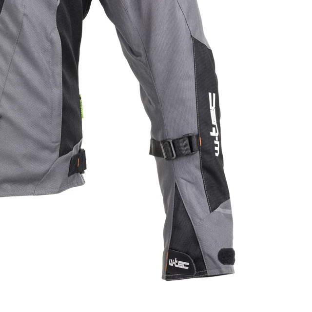 mOŠKA moto JAKNA W-TEC Brandon - černo-šedo-oranžová