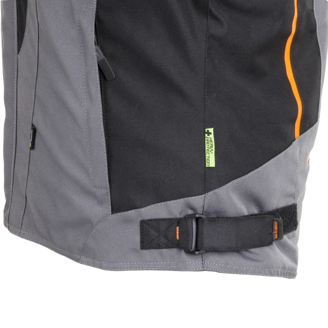 mOŠKA moto JAKNA W-TEC Brandon - černo-šedo-oranžová
