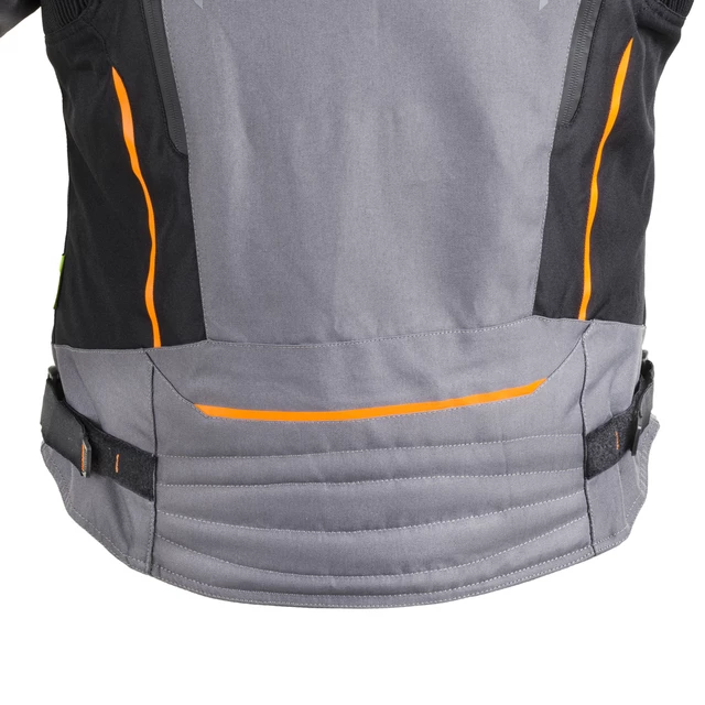 mOŠKA moto JAKNA W-TEC Brandon - černo-šedo-oranžová