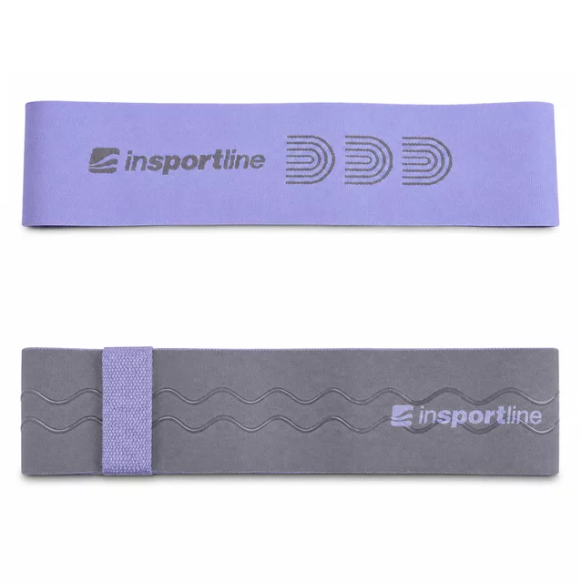 Elastični trak inSPORTline Hiplop L - vijolična