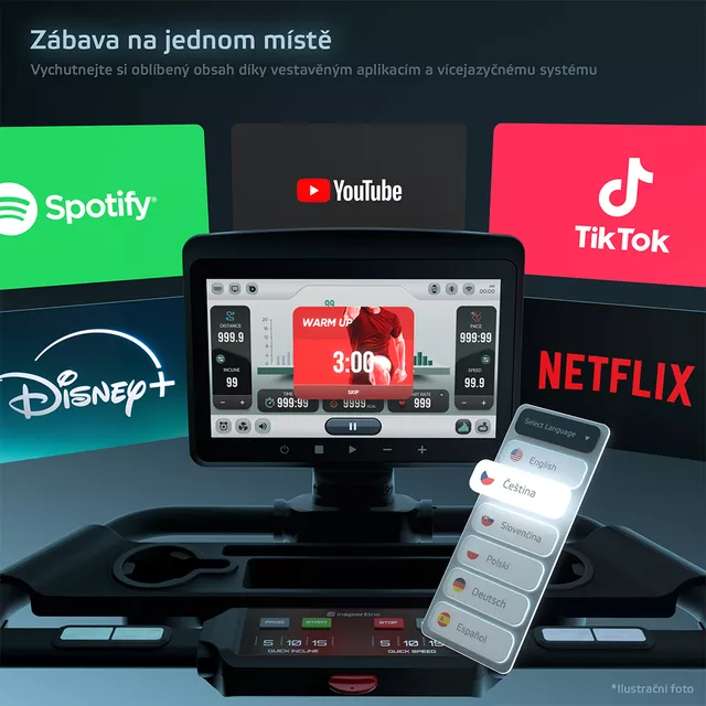 Tekalna steza inSPORTline ZenRun 120