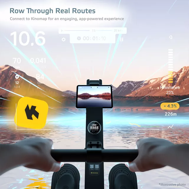 Veslaški trenažer inSPORTline ZenRow 30