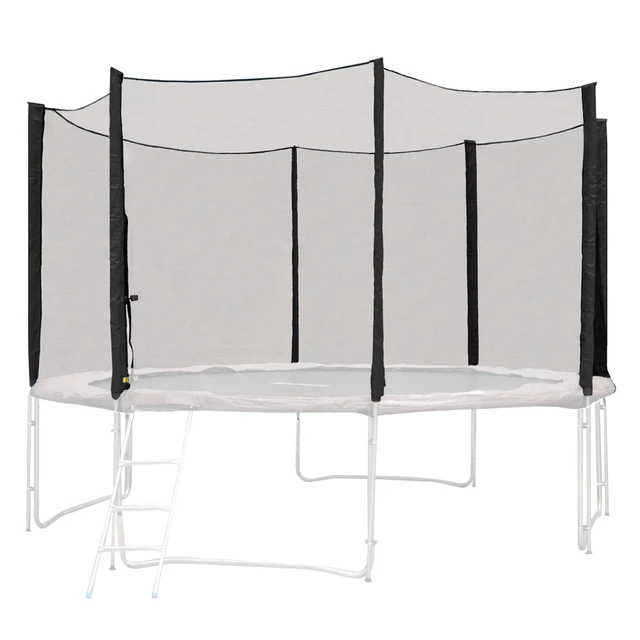 Zaščitna mreža za trampolin inSPORTline Froggy PRO 430 cm - črna - črna