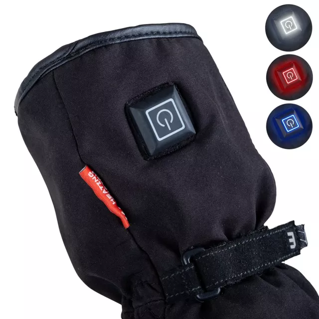 Ogrevane rokavice W-TEC HEATflip 2v1 2x2000 mAh - črna