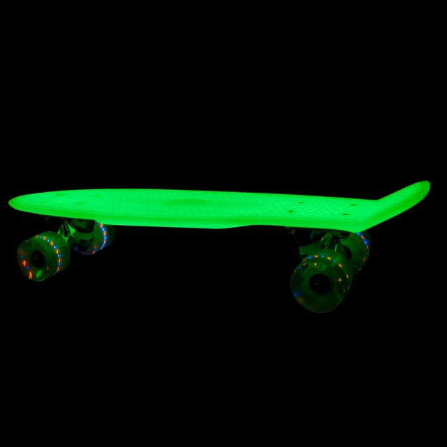 Svetleči pennyboard WORKER Lumy 22" - roza