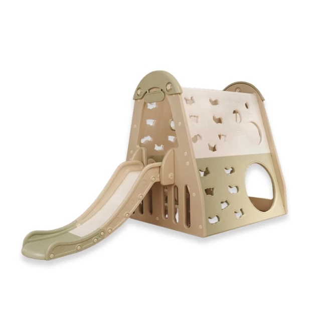 Tobogan s plezalno steno inSPORTline Climbino - zelena - zelena