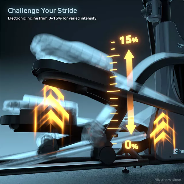 Eliptični trenažer inSPORTline ZenStride 600