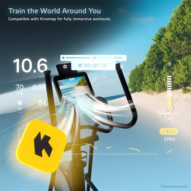 Eliptični trenažer inSPORTline ZenStride 600