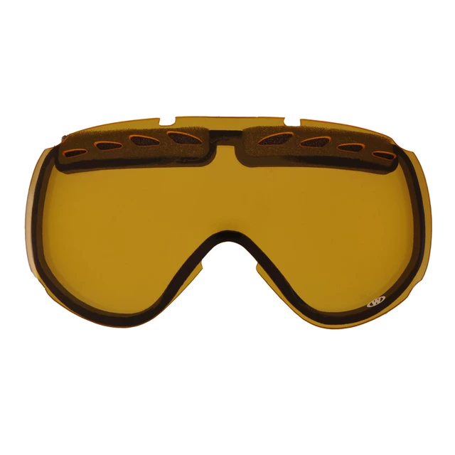 Spare lens for Ski goggles WORKER Molly - dim mirro - rumena