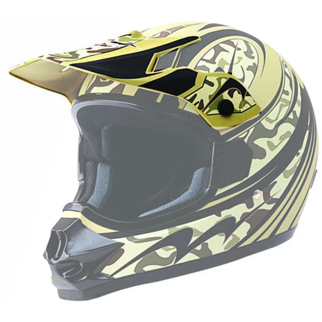 Replacement Visor for WORKER V310 Junior Helmet - bela-modra - kaki