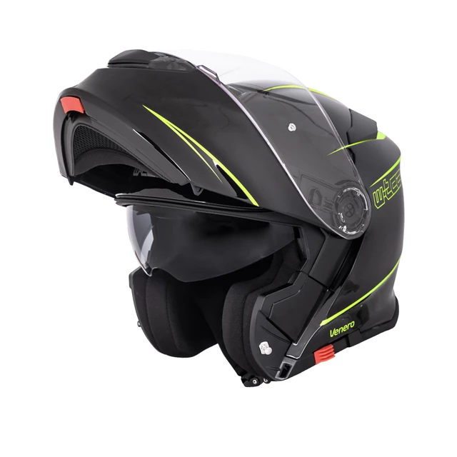 Preklopna čelada W-TEC Venero - Magic Matt Black