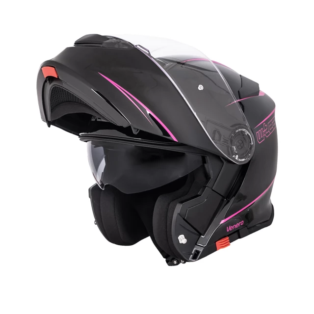 Preklopna čelada W-TEC Venero - Magic Matt Black