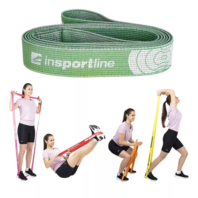 Elastičen trak inSPORTline Rand Light 208x3,3 cm / 5 kg