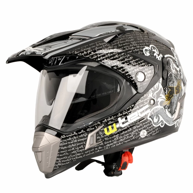 Motoristična čelada W-TEC NK-311 - Bela sijaj