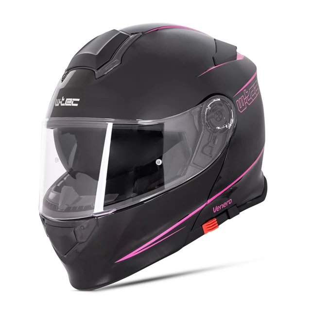 Preklopna čelada W-TEC Venero - Magic Matt Black
