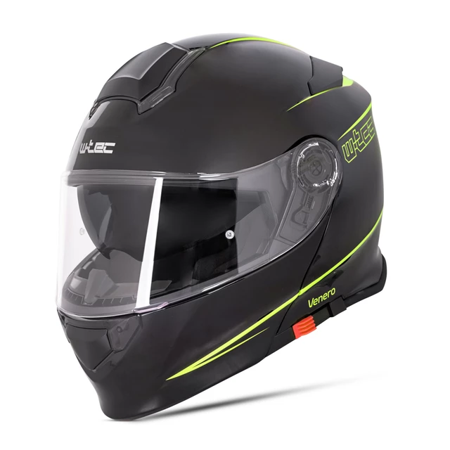 Preklopna čelada W-TEC Venero - Magic Matt Black