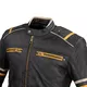 Moška usnjena moto jakna W-TEC Traction - črna